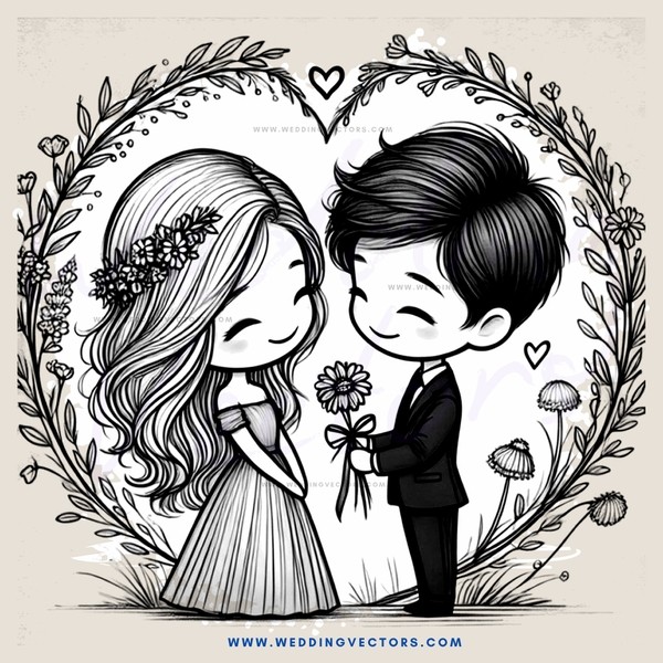 a couple in an engagement ring