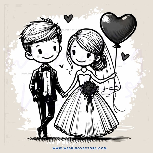 newlywed couple holding hands and wearing wedding rings