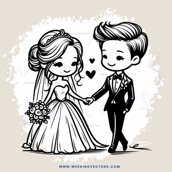 a bride and groom share an embrace
