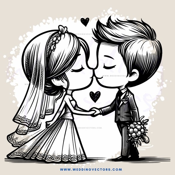 wedding kiss