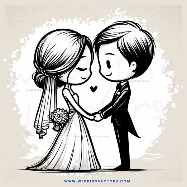 a wedding couple hugging