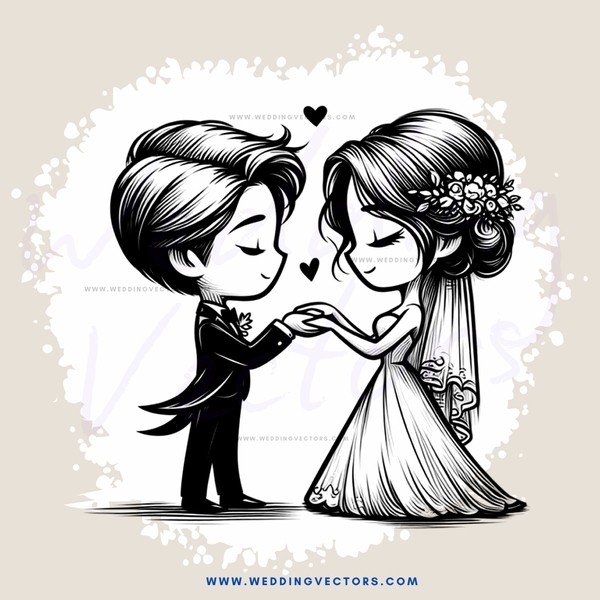 wedding couple kissing each other