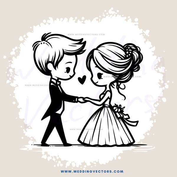 a boy and girl hugging with hearts around their necks
