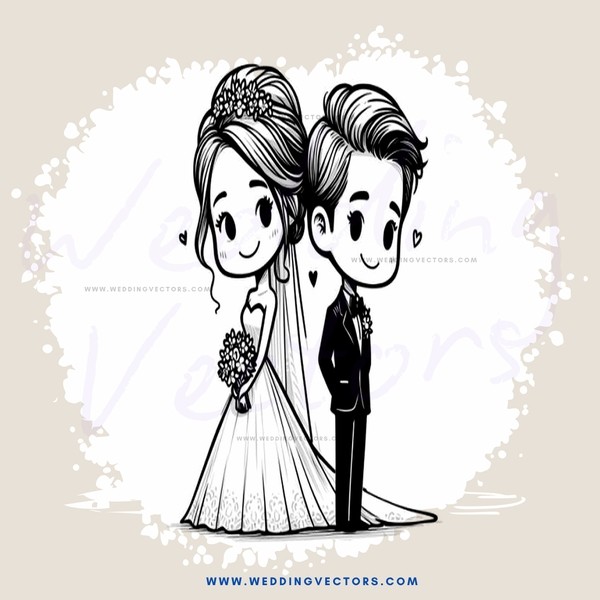 the bride and groom