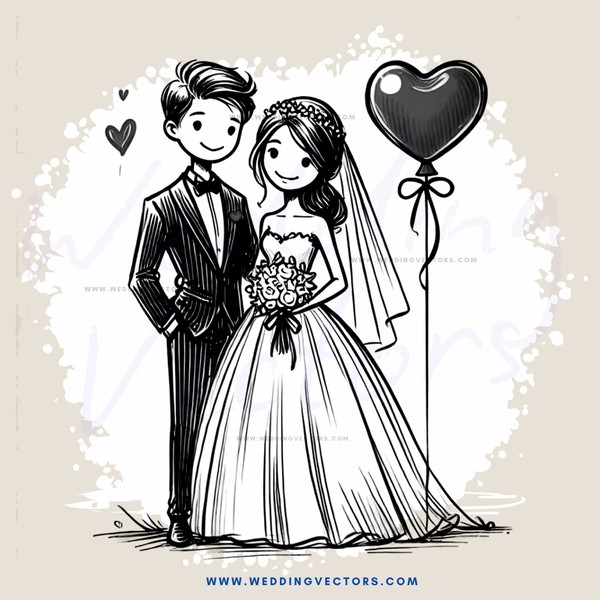 wedding gift card and heart clip art