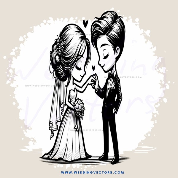 the wedding couple