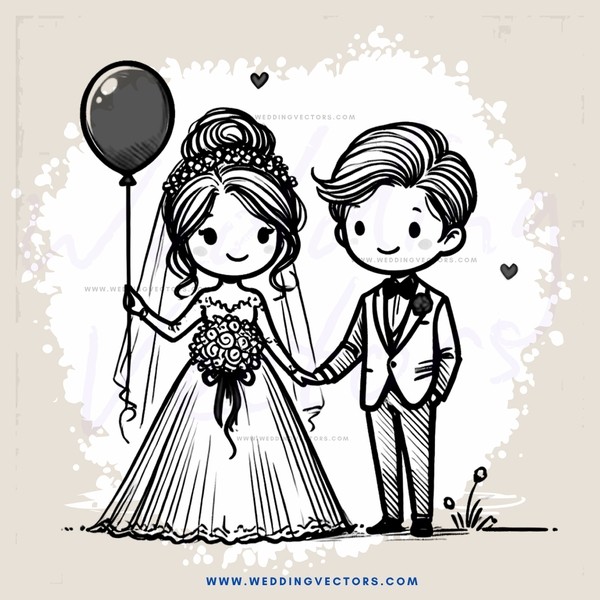 the newly married couple