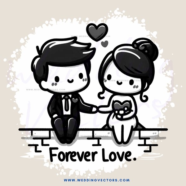 forever love couple icon
