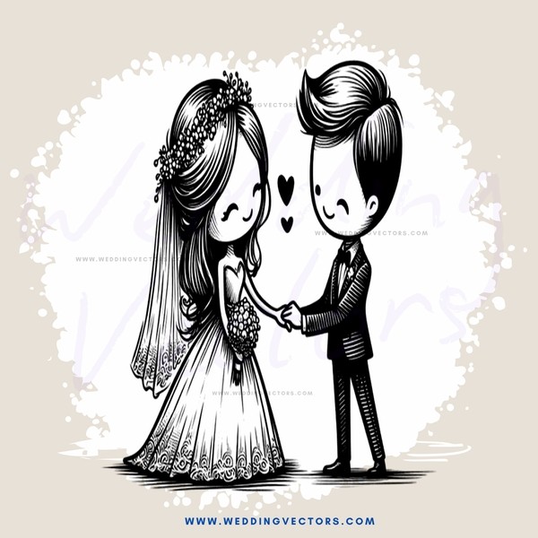 groom and bride interaction