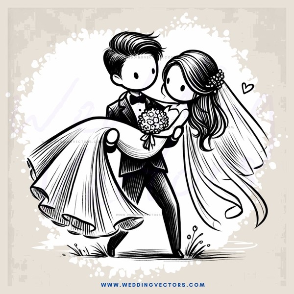 the groom and bride