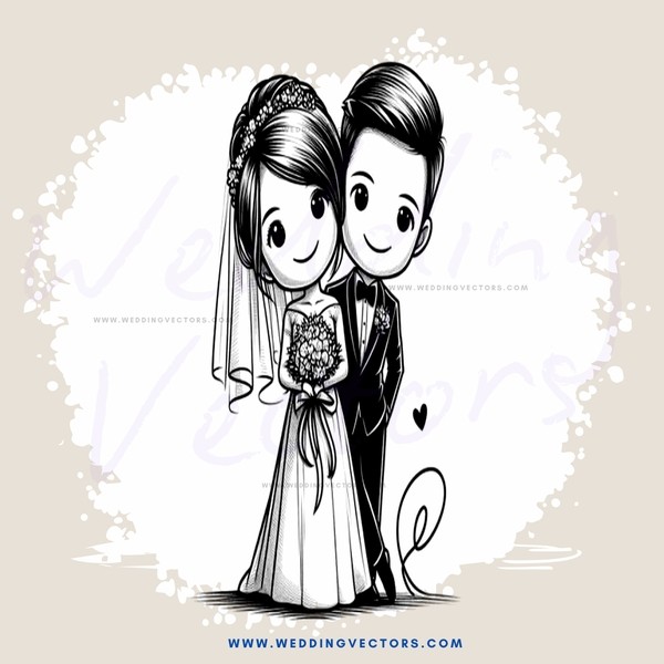 the groom and bride posing for their picture