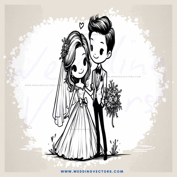 a newlywed couple