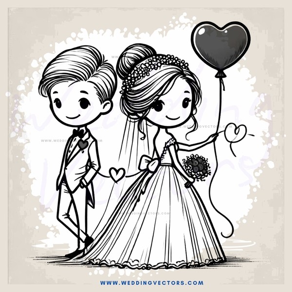 couple prepare for wedding