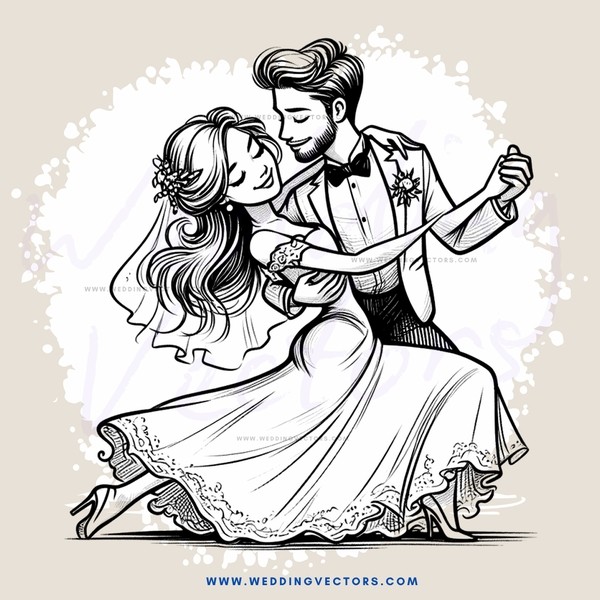 a couple dancing together