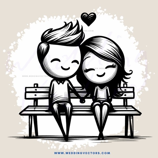 two people sitting on a bench