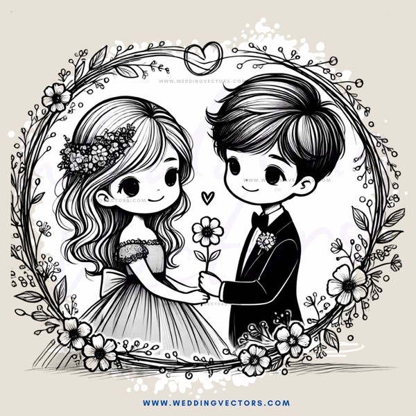 couple holding flowers with rings on their fingers