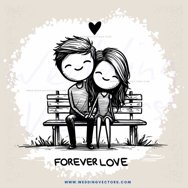 forever love cartoon