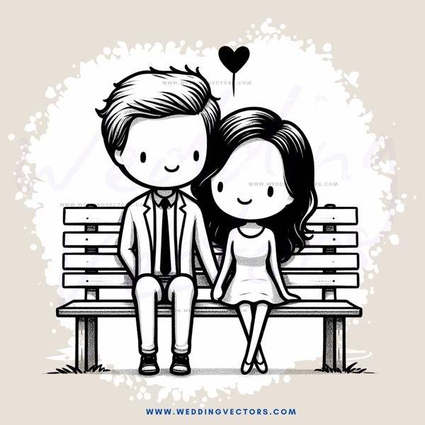 a couple sitting on a bench