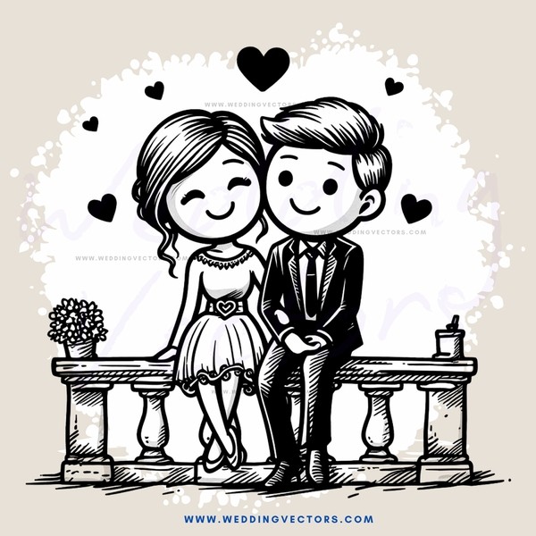 a couple sitting on a bench