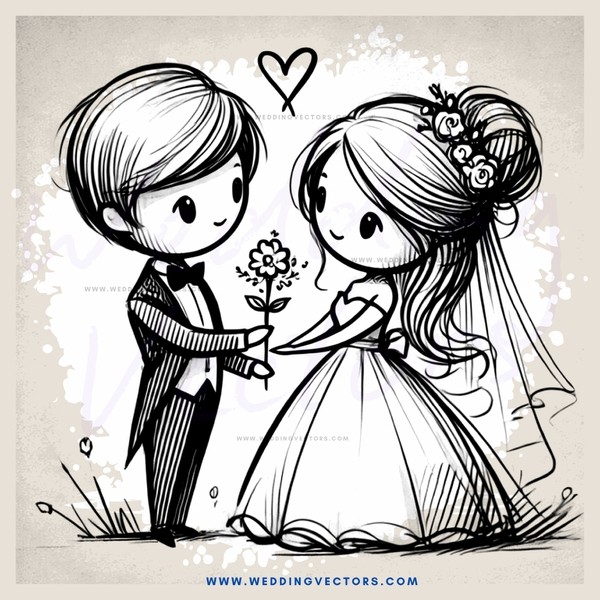 an engagement portrait with a bouquet and ring