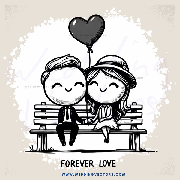 forever love cartoon clip art