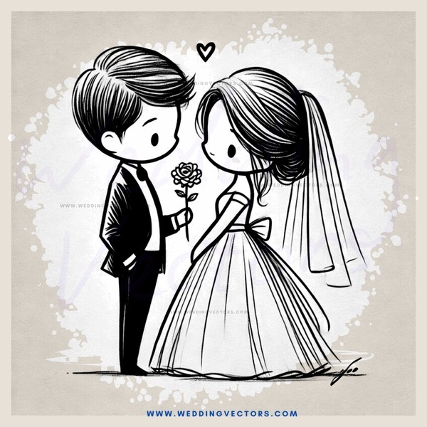 the bride and groom