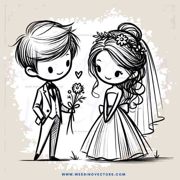 a wedding portrait