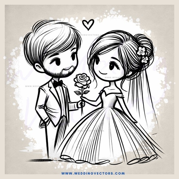 wedding couple's first kiss pocket watch new year 2019