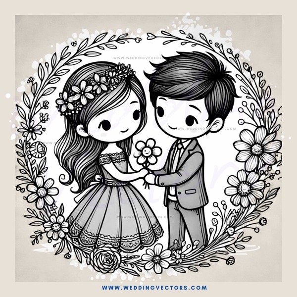wedding pixie picture frame