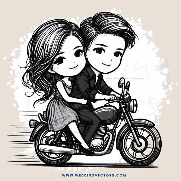 couple on motorcycle ride
