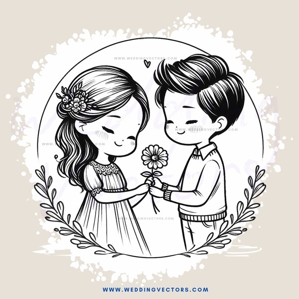 love leaf illustration