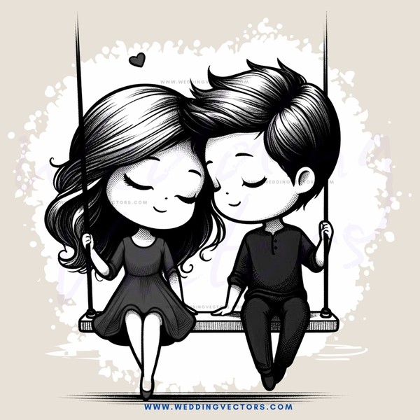 couple on swing