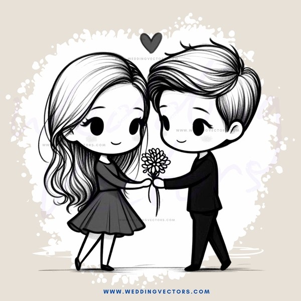 lovers exchange flowers in eternity (sans titre)