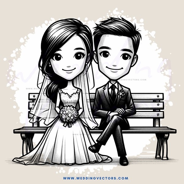 a couple sitting on a bench