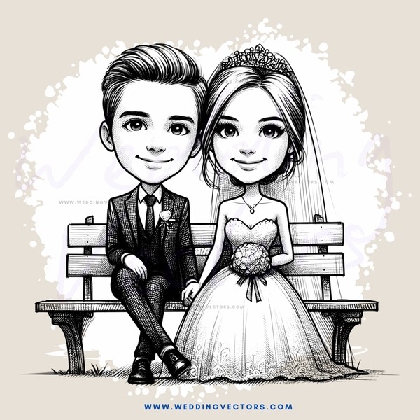 the newlyweds on the bench