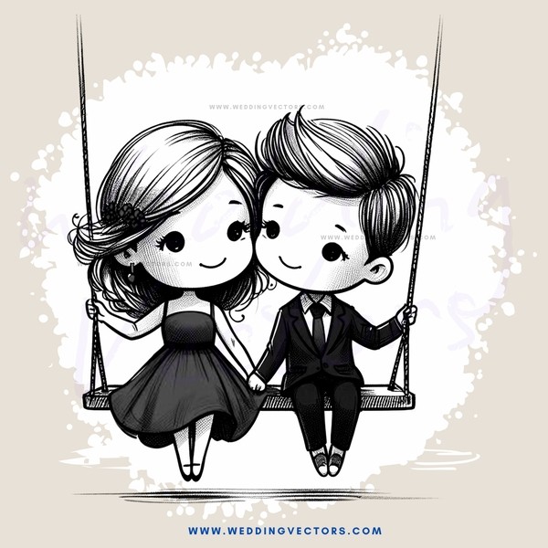 couple on swing
