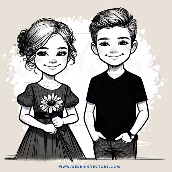 a young couple standing close together