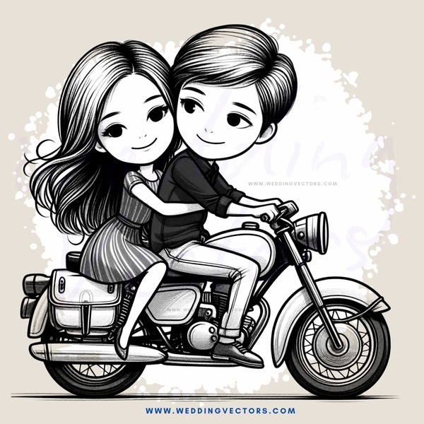a couple on a motorcycle ride