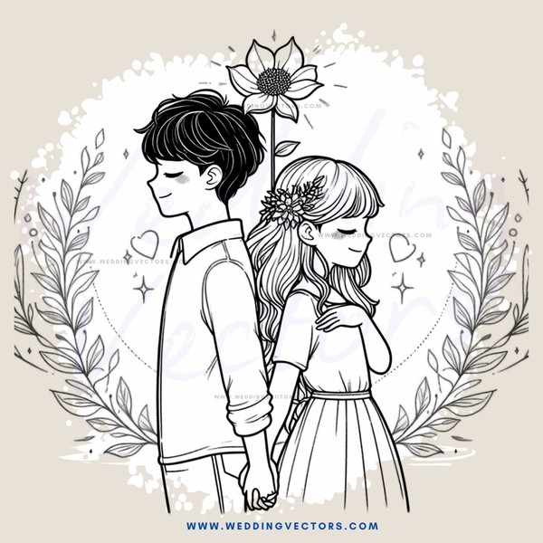 love story - a cartoon sketch