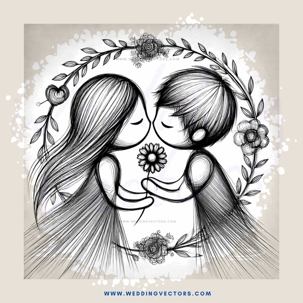love kissing couple