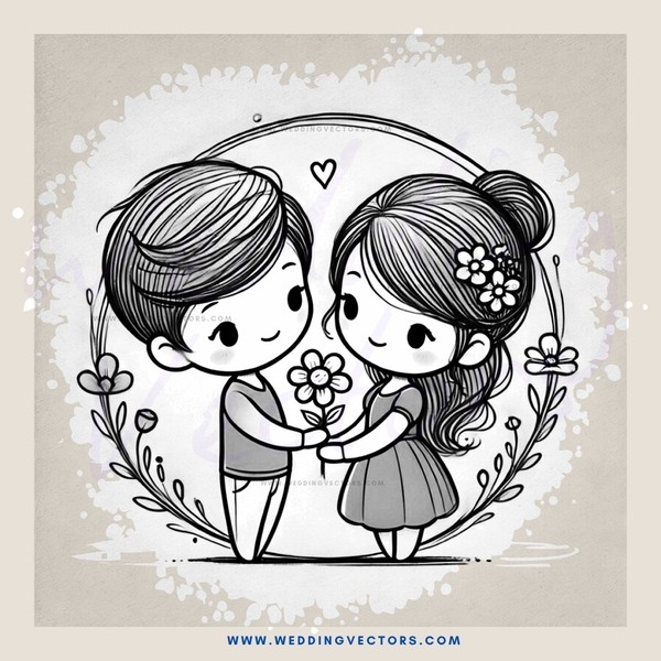 couple standing together
