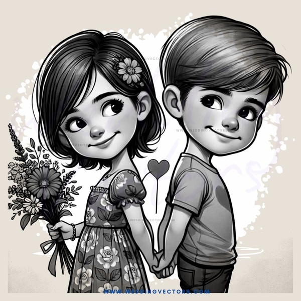 boy and girl together in same picture
