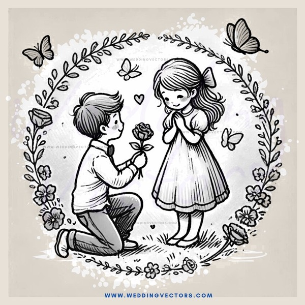 kissing girl and boy picture