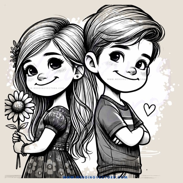 two children with smiles on their faces