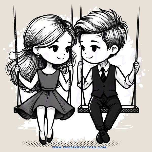 couple on swing