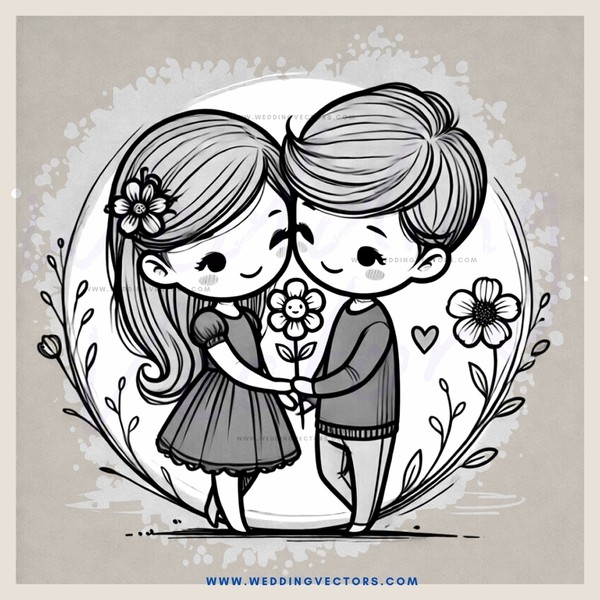 two kids hugging together