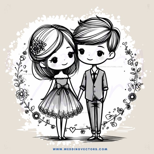 couple standing together