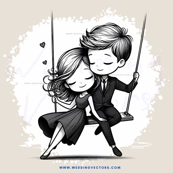 couple on swing