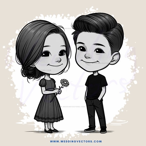 boy and girl cartoon picture
