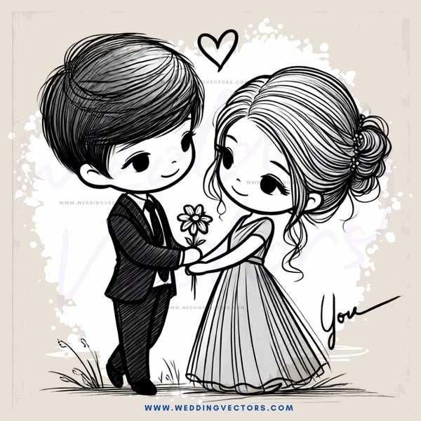 a young couple standing together in their garden